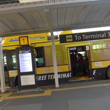 １番乗場の空港連絡バス