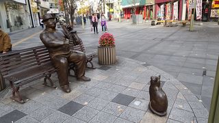 ショッピングストリートにある