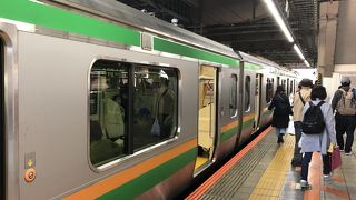 オレンジの電車