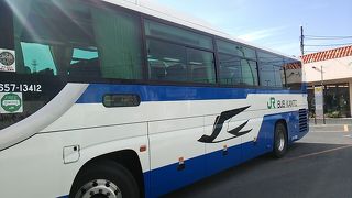 館山駅10時15分発安房白浜行きは高速バスタイプの車両が使用されますが…