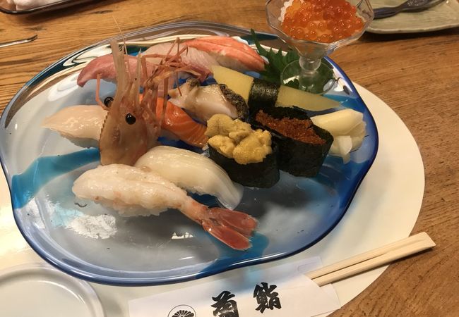 ここのお寿司は本物！