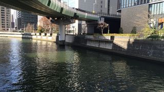 都会を流れる川