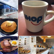 安定した味、パンケーキのIHOP