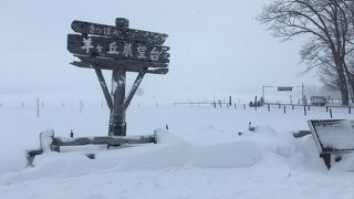 雪のさっぽろ羊ヶ丘展望台