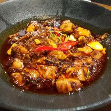 麻婆豆腐も美味しい