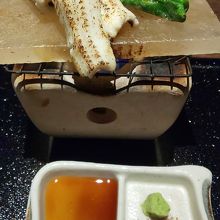 自分で仕上げる白焼き 