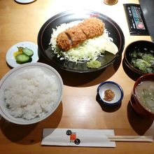 定食形式にしてみました。