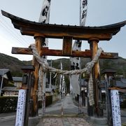 神社に三重塔がある。