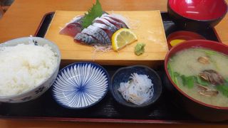 首折サバ刺定食1200円