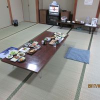 宿泊客は自分のほかにもう一人だけ。