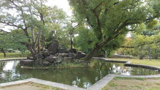 広島城の敷地内