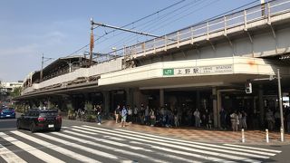 山手線上野駅：狭苦しい暗闇