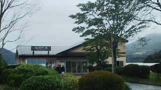 芦ノ湖遊覧船乗り場の一つ。