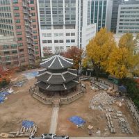 ホテルの窓から外の景色です。