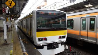 各駅停車の車両は他線からの流用 （JR中央・総武緩行線）