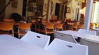 テラスで美味しくいただくことができた