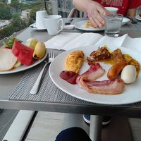 おいしい朝食です。