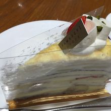 ミルフィーユのケーキセット