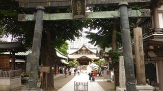 歴史を感じる鳥居