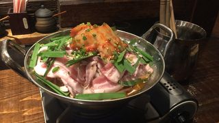 豚キムチ鍋！