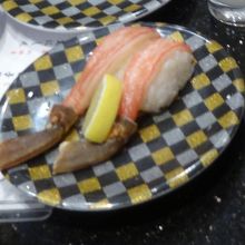 新鮮な蟹足です