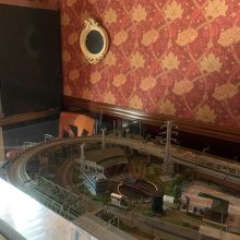 展示されていた鉄道模型ジオラマ