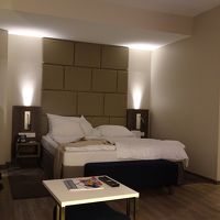 ダブルベッドの部屋でした