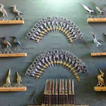 鳥の形をした手作り鋏は、買った後は機内預け荷物の中に。