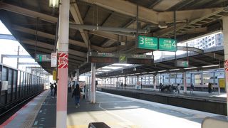 すいていて座ることができました