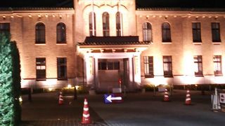 日没後はライトアップされていい感じでした