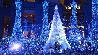 今年のイルミネーションのテーマはアラジン