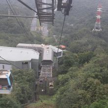 途中で曲がるルートです