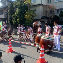 太鼓の演奏