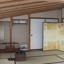 龍馬が暗殺された部屋の復元　記念写真も取れます