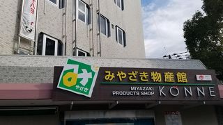 宮崎県庁近くの土産物店