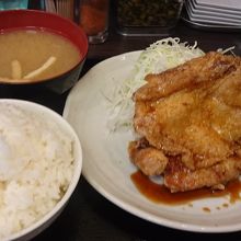 ボリューム満点の海賊焼き