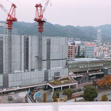 屋上から見える景色