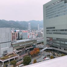 屋上から見た景色