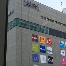 ルミネのパン屋さんからよく見えた