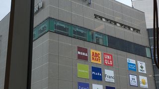 川越駅から通路で繋がっている