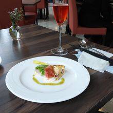 コース料理です。