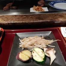 焼き野菜も美味しい！