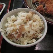 コスパ良しのとんかつ店です