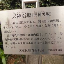 解説の看板