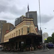 美味しいビールとカンガルーのピザ！