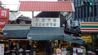 地元の人の市場です。