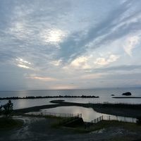 部屋から駿河湾を望む