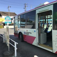 鳳来寺方面行きのバス