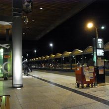 熊本空港　バス乗り場