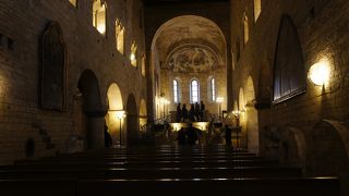 ピンクの可愛い建物です